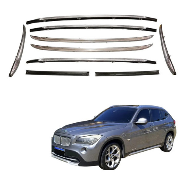 Rack De Teto Bmw X1 2010 2011 2012 Original Preto