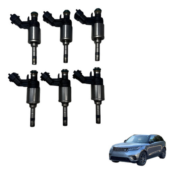 Jogo Bico Injetor Land Rover Velar 3.0 V6 P340 2021 A 2024 -