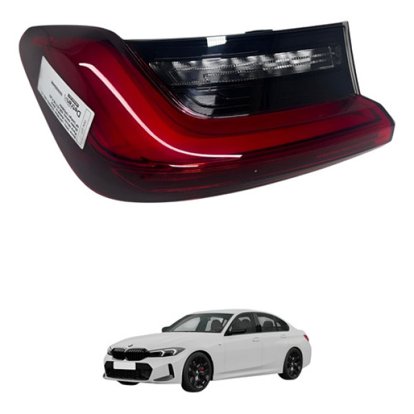 Lanterna Traseira Bmw 320i 2019 2023 Esquerda Original Esquerdo/motorista Vermelho