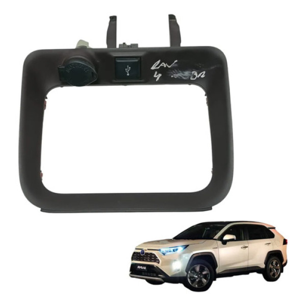 Acabamento Console Toyota Rav4 Híbrida 2020 2021