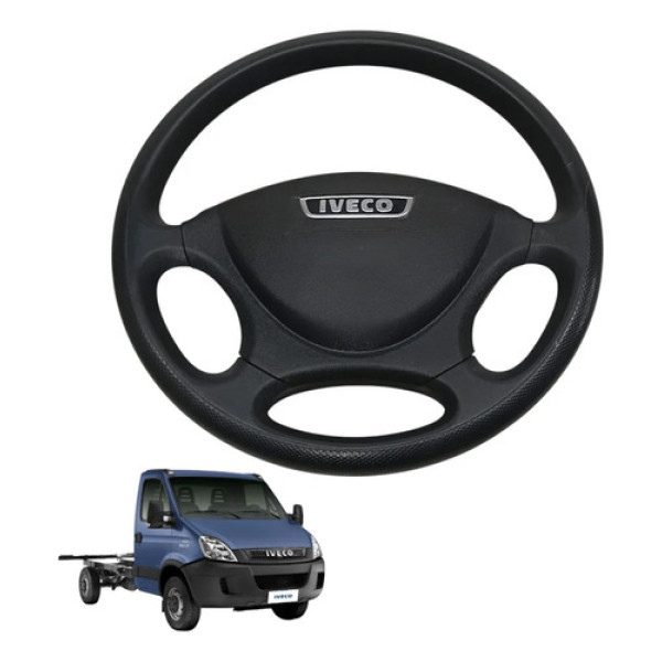 Volante De Direção Original Iveco Daily 40s14 2016 2017 2018 Preto