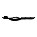 Moldura Painel Peugeot Expert Citroen Jumpy 2019 2020 2021 Preto