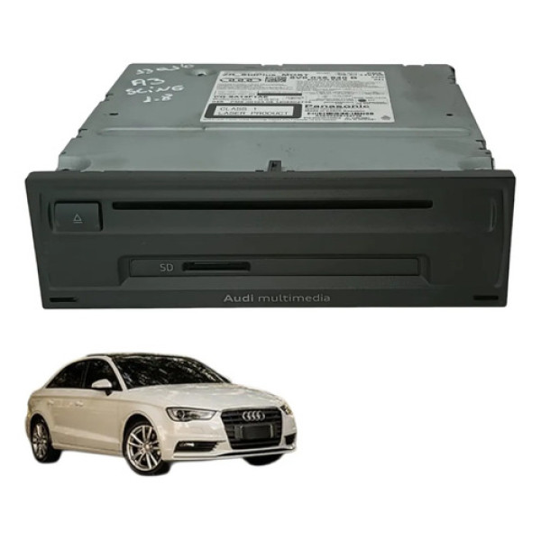 Módulo Multimidia Cd Player Audi A3 2014 2015 2016 Sedan Prateado