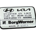 Motor Arranque Partida Hr 2.5 4x4 16v 2024 2025