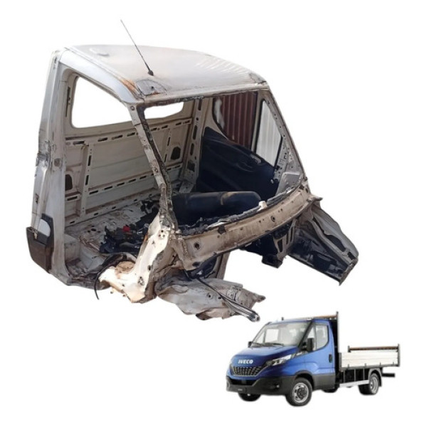 Cabine Estrutura Iveco Daily 35-150 2019 2020 2021 2022 2023 Branco
