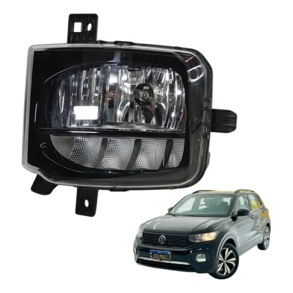 Farol Neblina Milha Esquerdo Vw Tcross 2022 A 2024 Original Branco