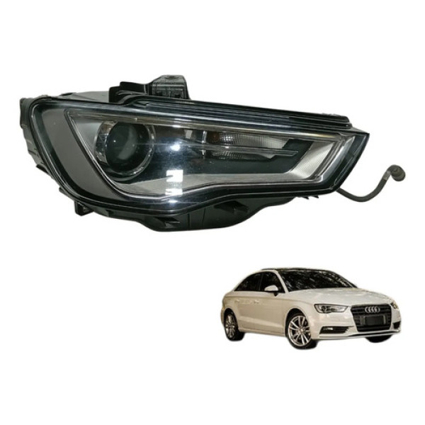 Farol Direito Audi A3 Sedan 2013 2014 2015 2016 Xênon Direito/passageiro