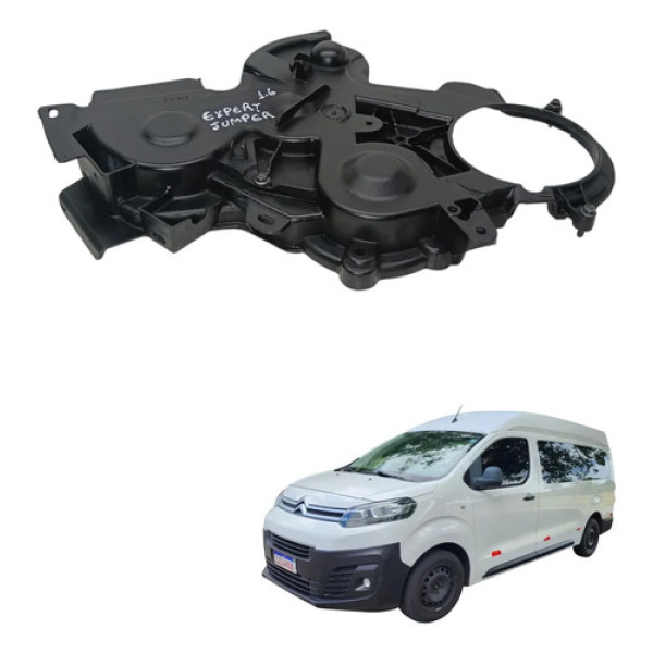 Tampa Correia Dentada Original Expert Jumpy 1.6 2018 2021 Preto