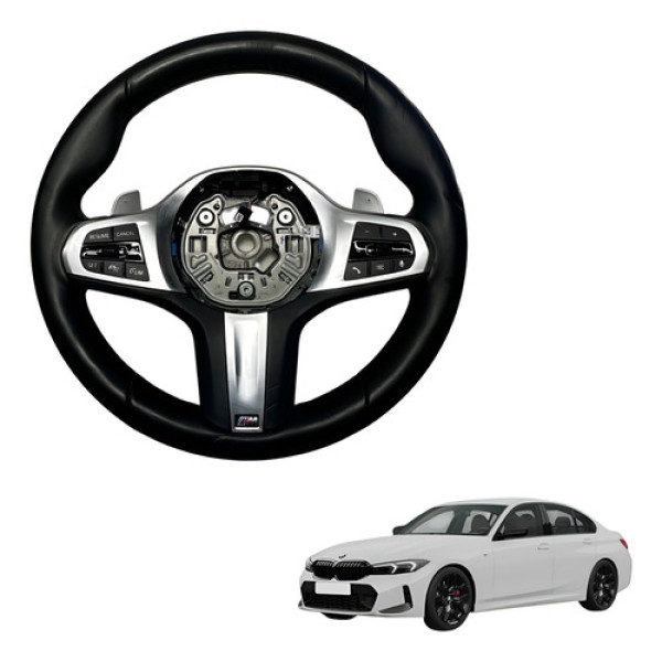 Volante Direcao Bmw 320i M Sport 2019 2020 202 2022 2023 Preto