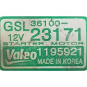Motor Partida Hyundai I30 Automatico 2009 2012 3610023171