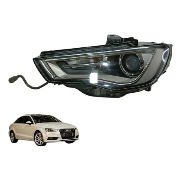 Farol Esquerdo Audi A3 Sedan 2013 2014 2015 2016 Xênon 3277