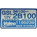 Motor Partida Arranque Kia Soul 1.6 16v 2011 361002b100