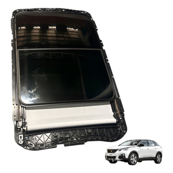 Teto Solar Panoramico Peugeot 3008 2018 2021 4299,00 Preto Fosco