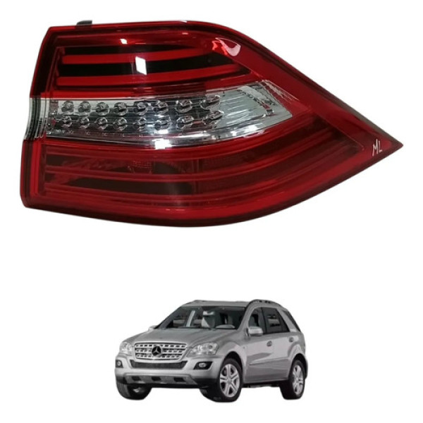 Lanterna Traseira Direita Mercedes Ml350 2013 2014 2015 Direito/passageiro Vermelho