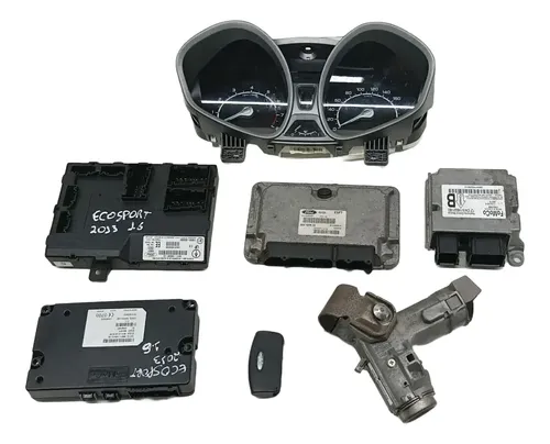 Kit Code Módulo Injeção Ecosport 2013 2014 1.6 Manual