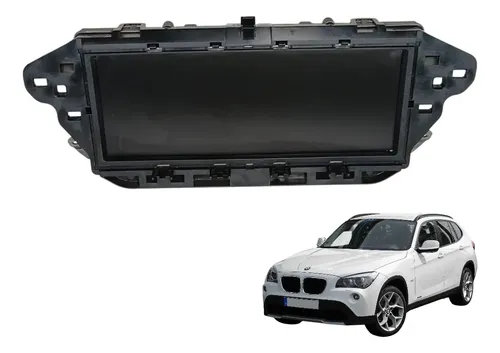 Tela Central Multimidia Bmw X1 Xdrive 28i 2010 2011 2012 Preto