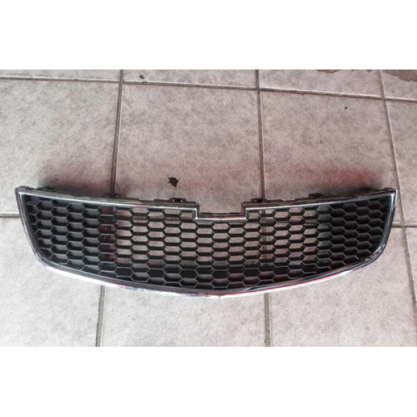 Grade Dianteira Chevrolet Cruze Até 2015 Preto Cromado