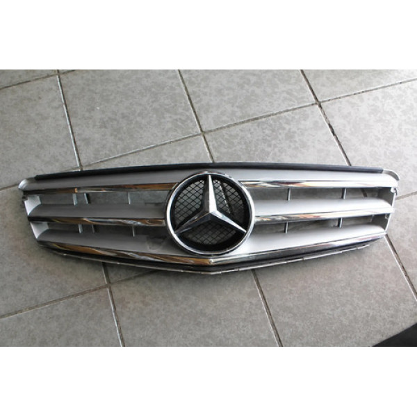 Grade Mercedes C180 C200 2010 Até 2014 #212 Cinza Brilhante