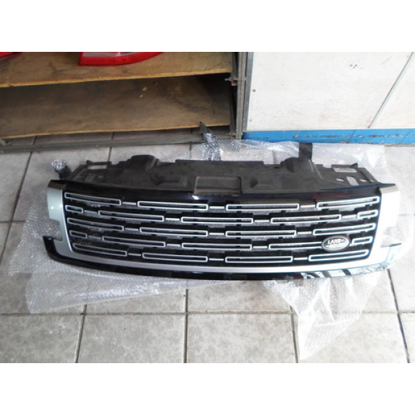Grade Do Parachoque  Range Rover Vogue 2022 Até 2025 #455 Preto Brilhante