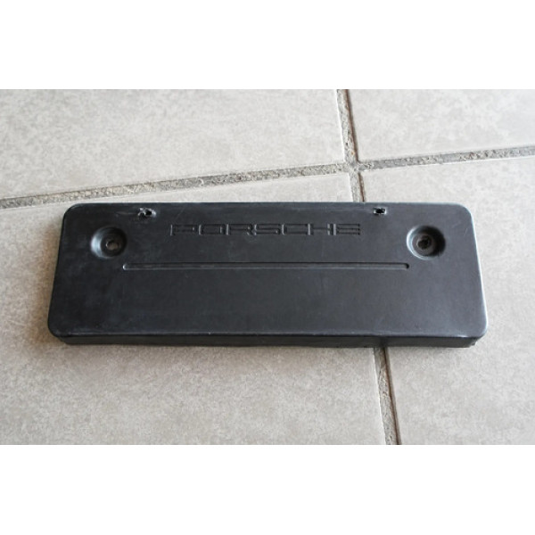 Suporte De Placa Dianteiro Porsche 911 922 2019/2024  #434 Preto