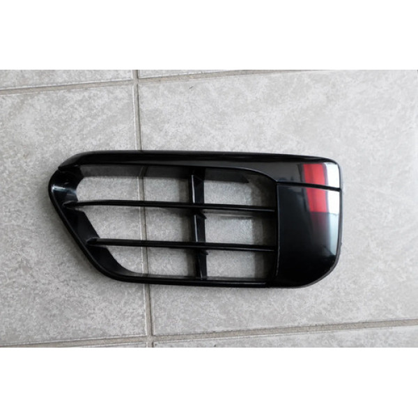 Grade Esquerdo Bmw X1 2017 2018 2019 2020 #46 Preto Brilhante