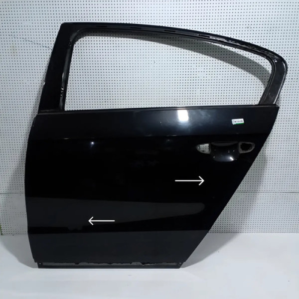 Porta Blindada Traseira Esquerda Passat Tsi 2012 Sku 57291 Traseira Esquerdo Preto