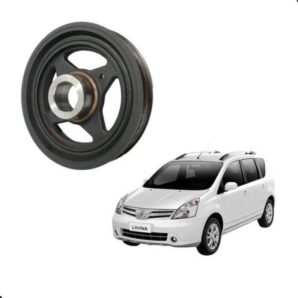 Polia Virabrequim Nissan Livina 2013 Original