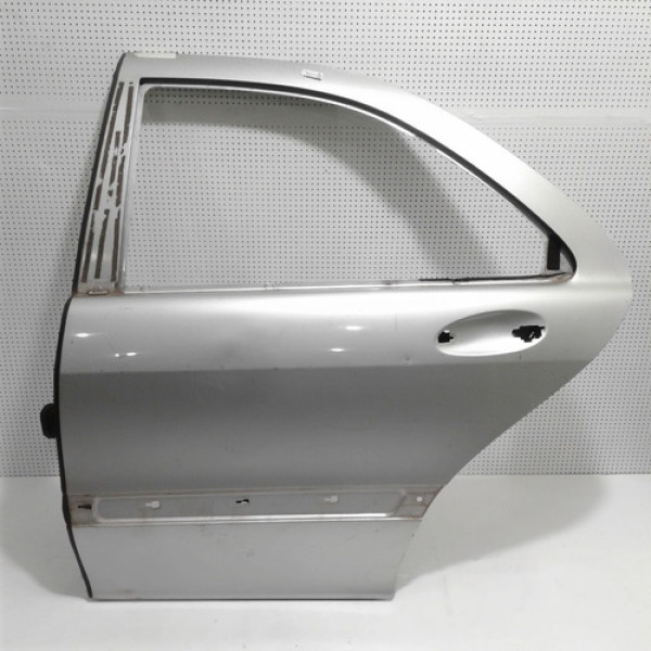 Porta Traseira Esquerda - Mercedes  S500 1999 - Sku 13156 Traseira Esquerdo Prateado
