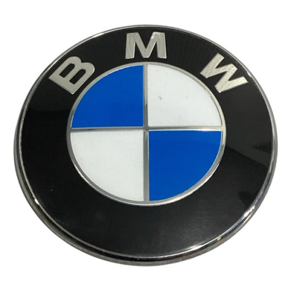 Emblema Tampa Traseira Bmw 320i 2009 Preto