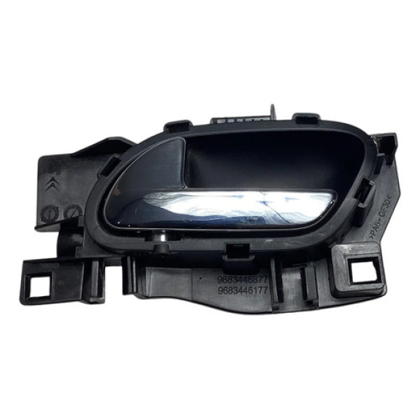 Maçaneta Interna Porta Traseira Esquerda Citroën C3 1.5 2013 Preto Traseira