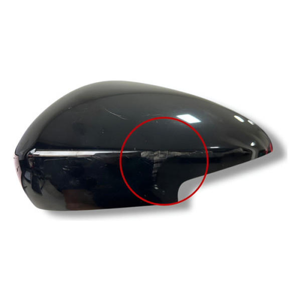 Capa Retrovisor Esquerdo Fiat Strada 2020 Preto