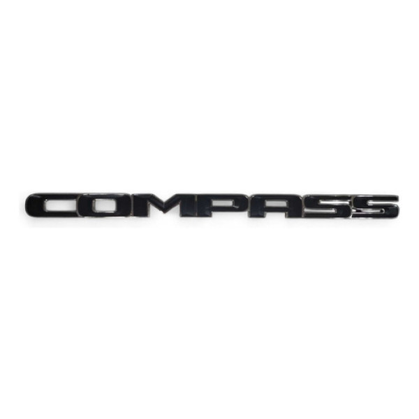 Emblema Jeep Compass 2018 A 2023 Prateado