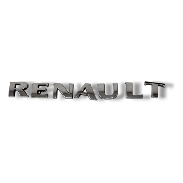 Emblema Renault Logan 2011 Prateado