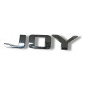 Emblema Joy Chevrolet Onix 2013 A 2019 Prateado