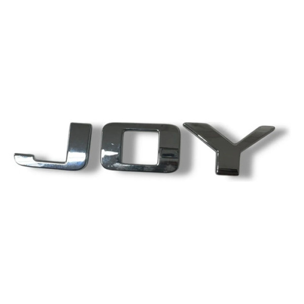 Emblema Joy Chevrolet Onix 2013 A 2019 Prateado