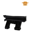 Guia Vidro Dianteiro Esquerda Peugeot 207 2009 A 2014 Preto