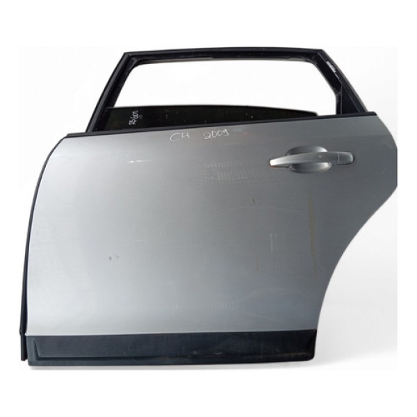 Porta Traseira Esquerda Citroen C4 2009 Traseira Esquerdo Cinza