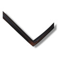 Borracha Porta Traseira Esquerd Onix Hatch 1.0  2019 A 2023 Preto