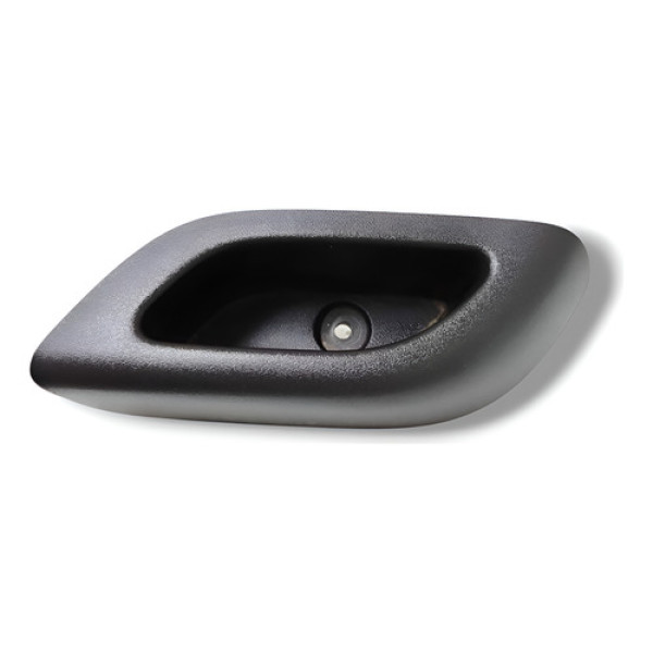 Moldura Puxador Porta Traseira Esquerda Renault Kwid 2023 Preto