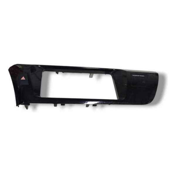 Moldura Painel Central Multimídia Toyota Corolla 2015 A 2017 Preto