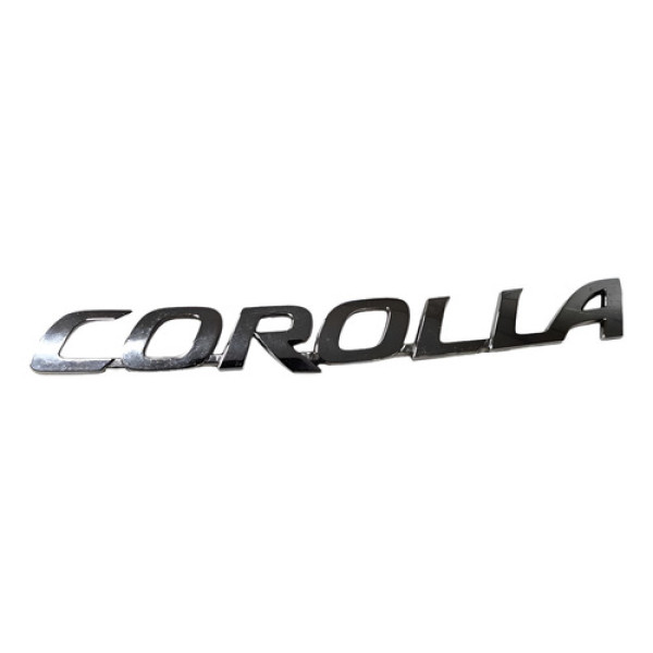 Emblema Toyota Corolla Xei 2019 Prateado