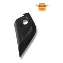 Moldura Interna Retrovisor Direito Gm Onix Prism 2013 A 2018 Preto