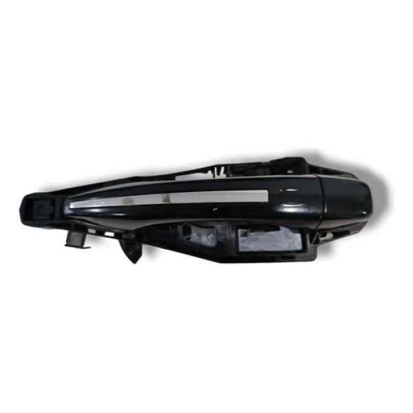 Maçaneta Externa Traseira Esquerda Citroën C4 Lounge 2013 Preto Traseira