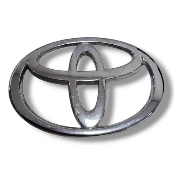 Emblema Grade Dianteiro Toyota Corolla 2008 Prateado