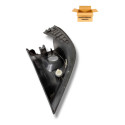 Moldura Interna Retrovisor Diantei Esque Gm Onix 2013 A 2019 Preto