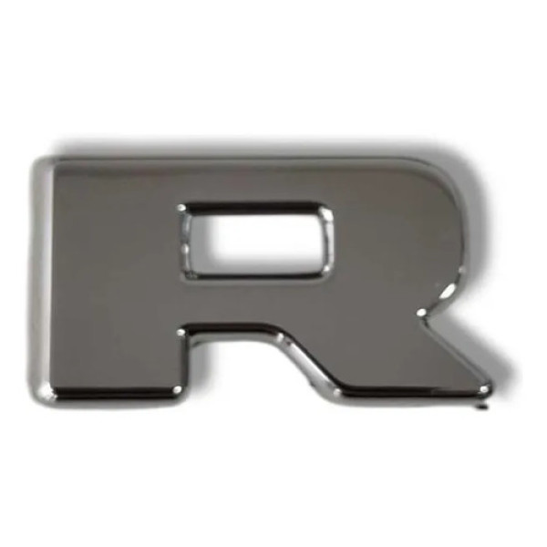 Emblema Letra  R  Fiat Strada 2024 Prateado