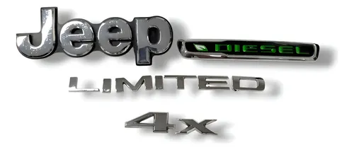Emblema Jeep Compass Limited Diesel 2021 Prateado