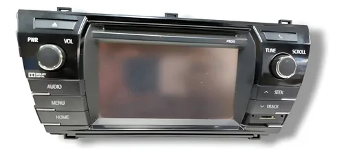 Rádio Multimídia Toyota  Corolla Xei20 Flex  2015 Prateado