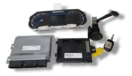 Kit Chave Code Renault Kwid 2023 Vidro Elétrico Nas Dianteir Branco