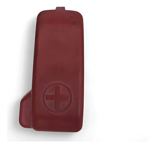Capa Tampa Polo Positivo Corolla 2016 A 2019  Vermelho